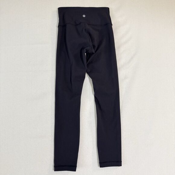 lululemon athletica Pants - Lululemon Wunder Under Leggings Womens Size 4 Black Capri 24”